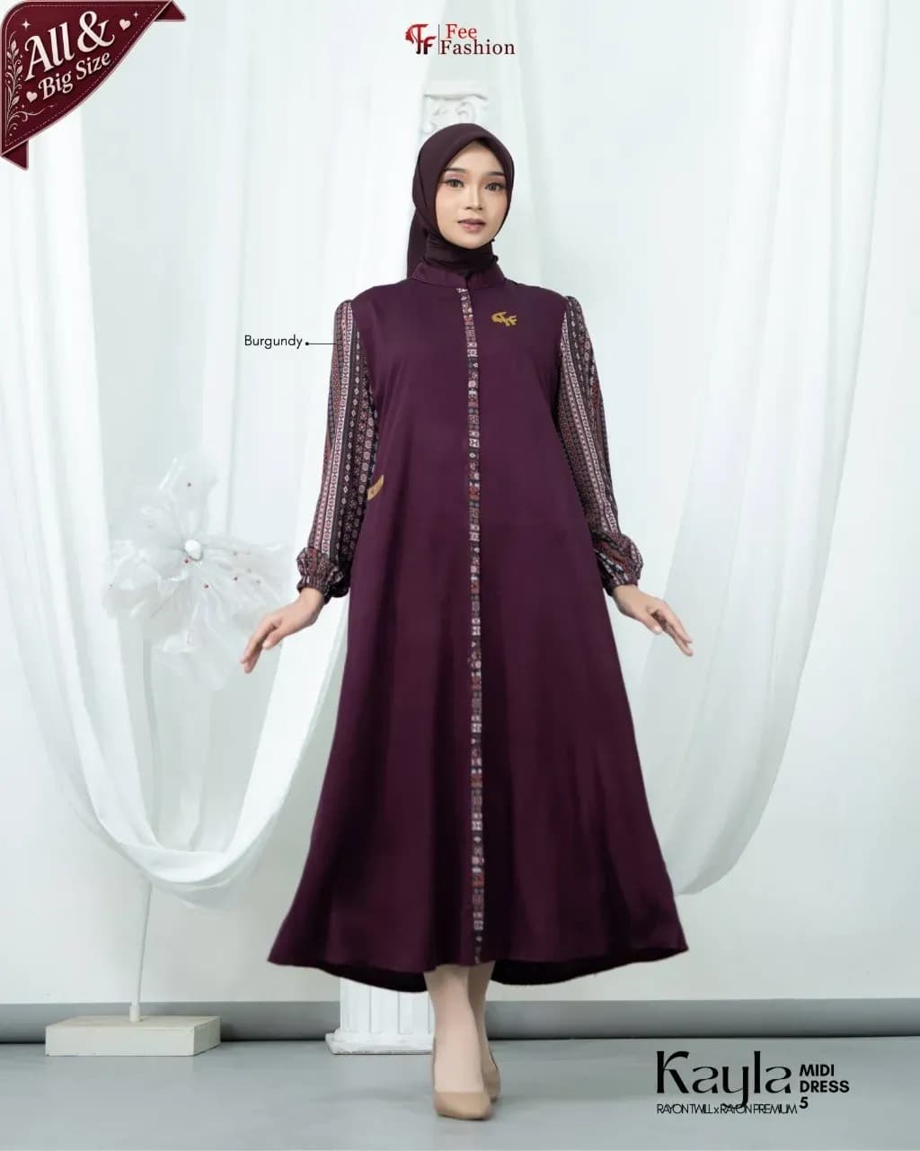 Kayla midi dress