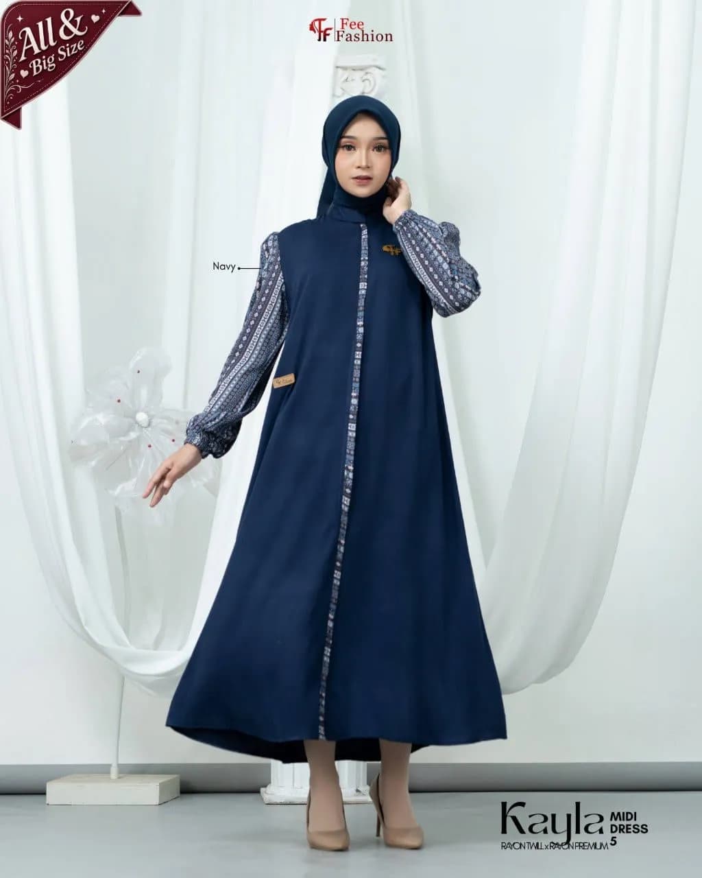 Kayla midi dress