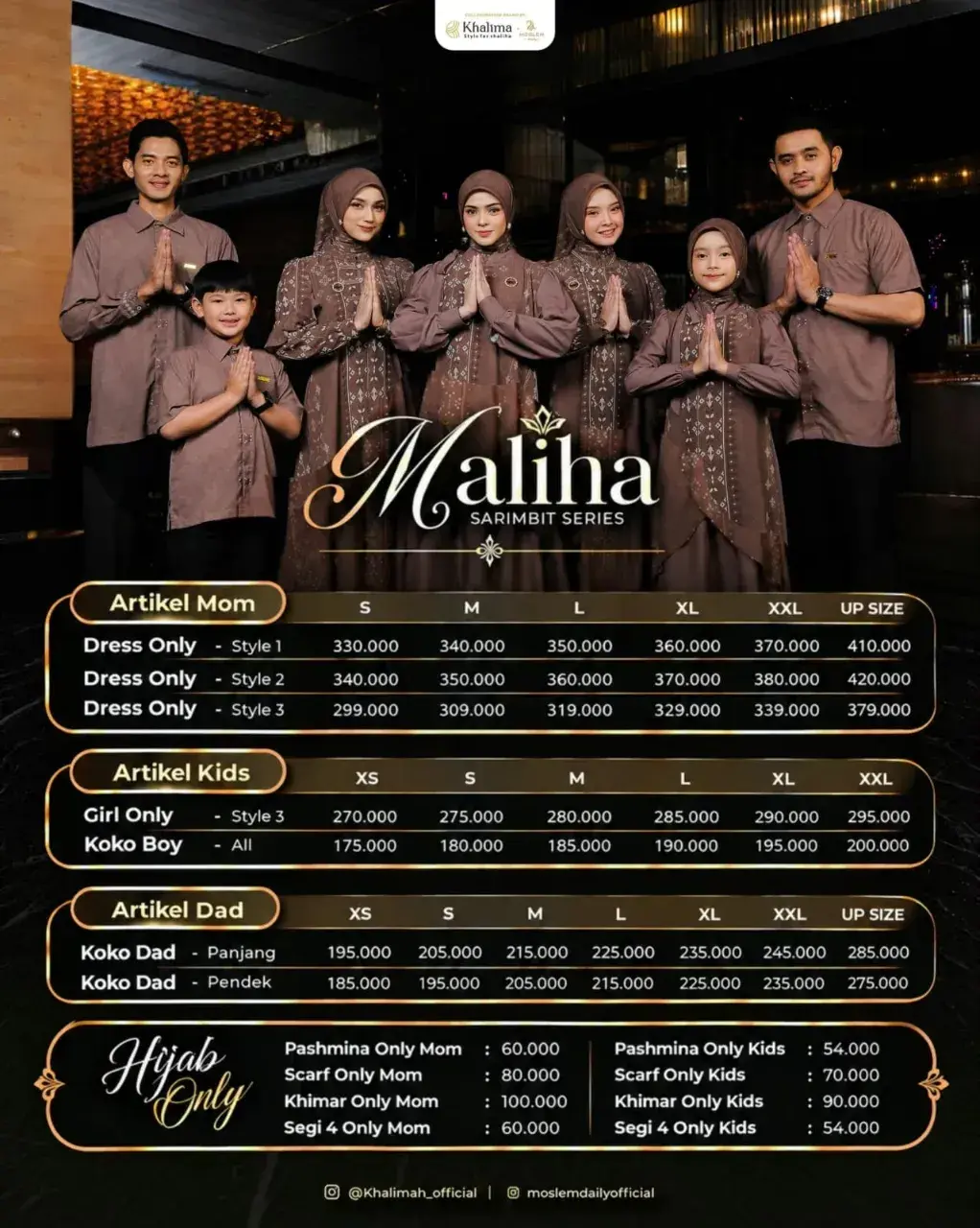 SARIMBIT MALIHA BY KHALIMA