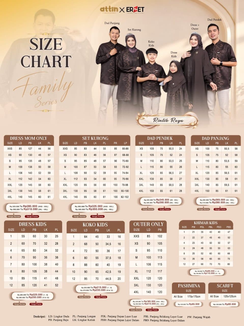 Sarimbit Rintik Raya Series Harga Normal