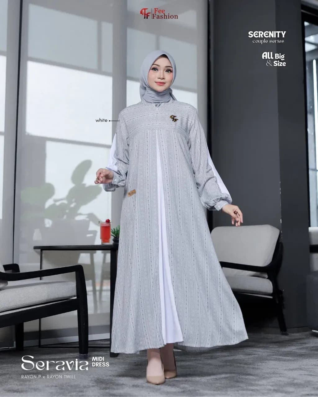 Seravia Midi Dress