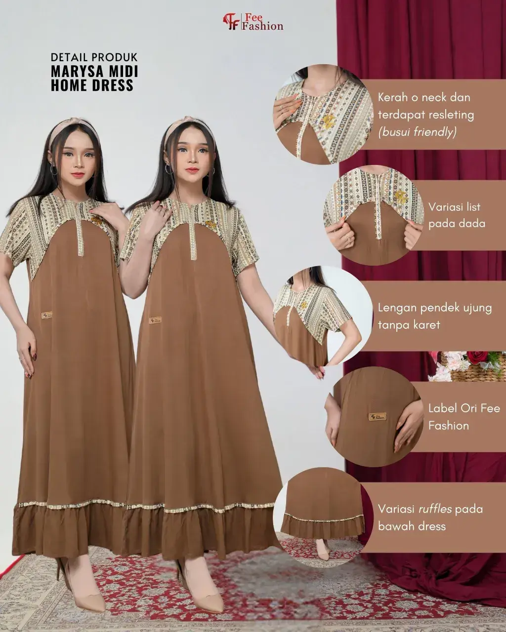 Marysa Midi Homedress