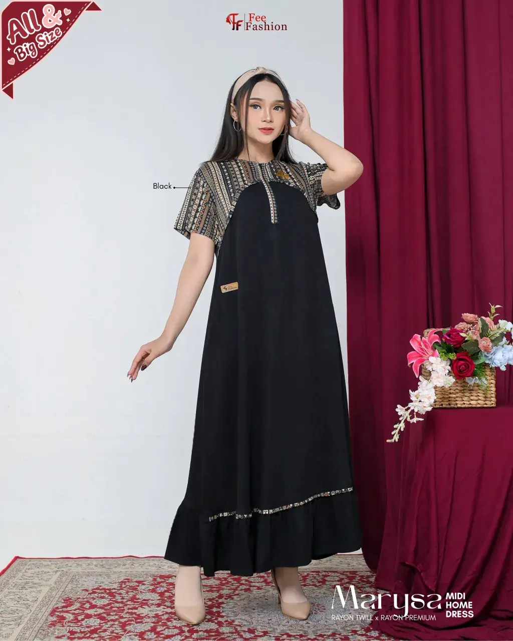 Marysa Midi Homedress