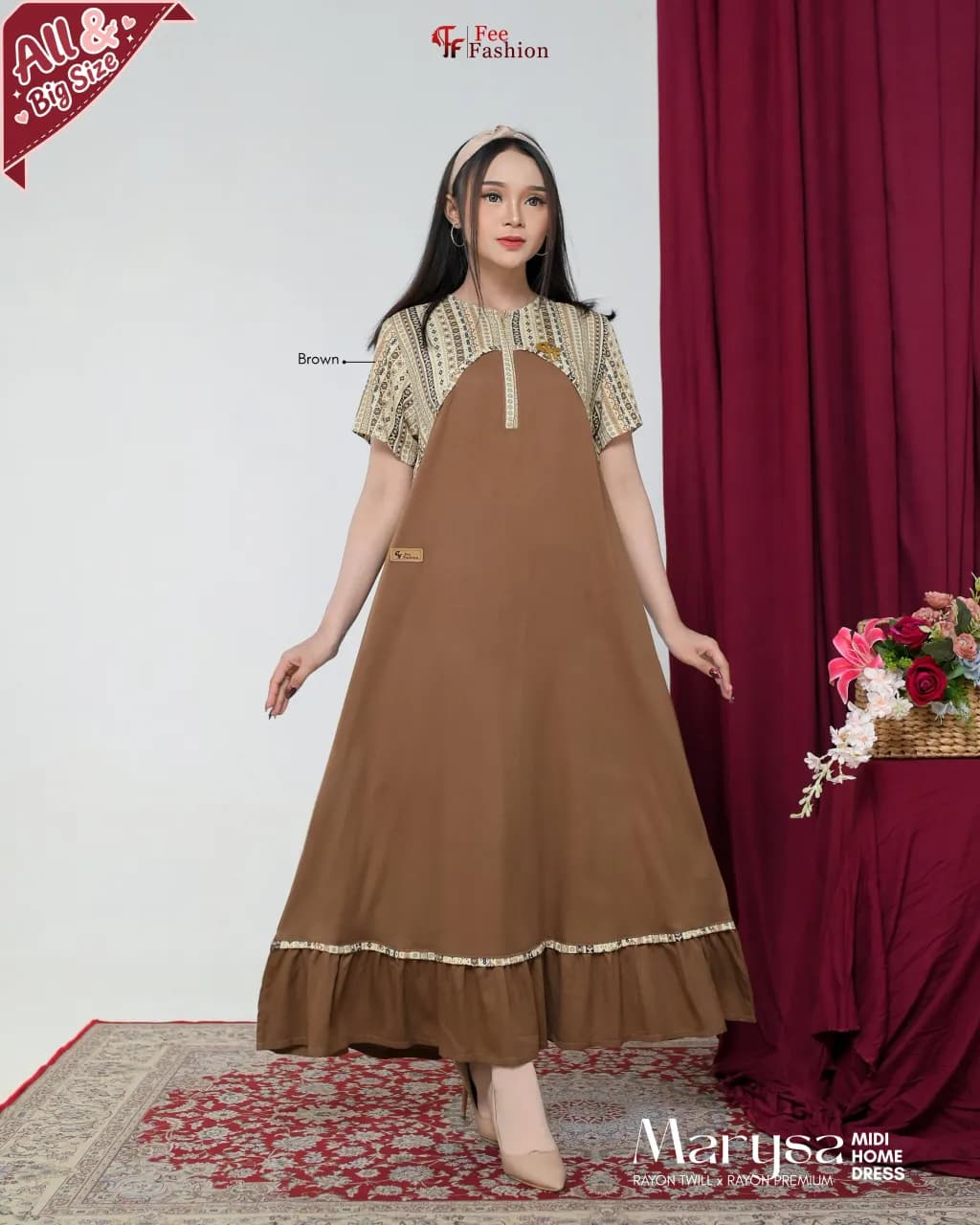 Marysa Midi Homedress