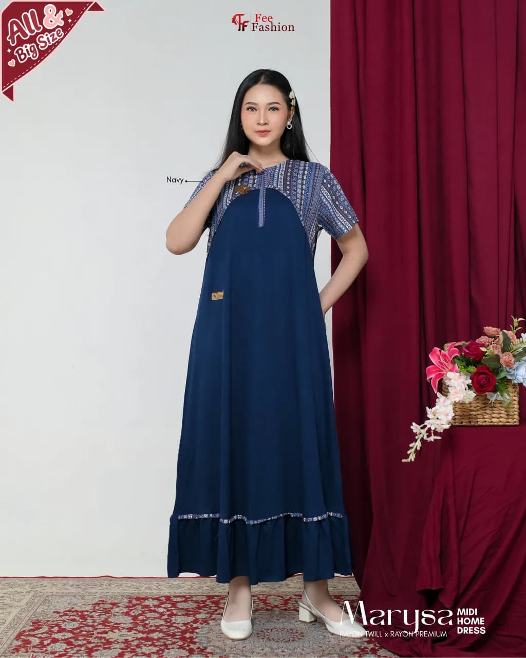 Marysa Midi Homedress