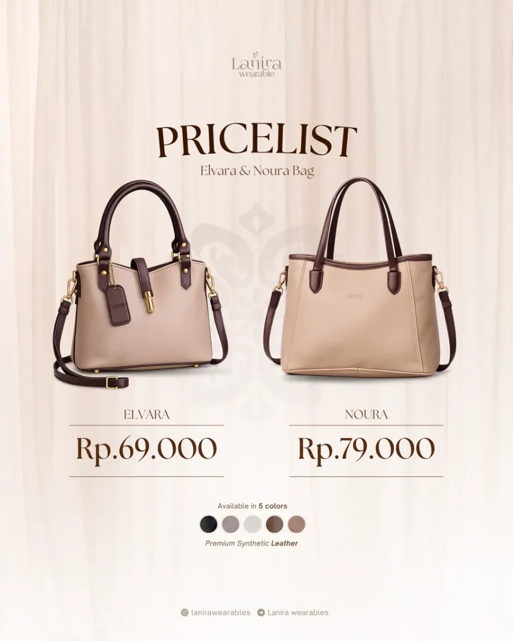 Noura bag & Elvara bag Batch 5