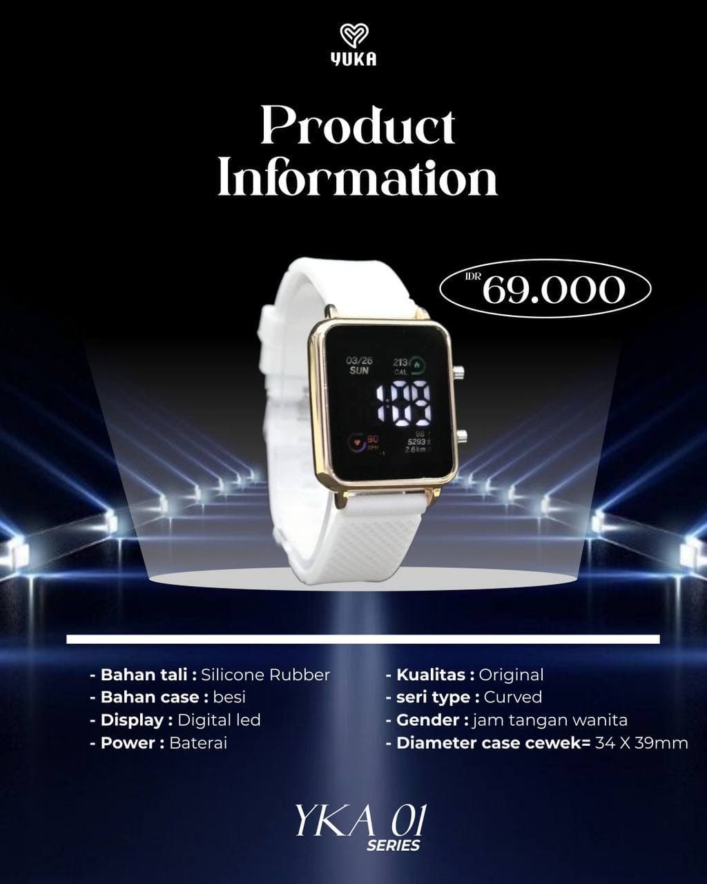 Jam Tangan YKA 01 Comeback Vol 5.0